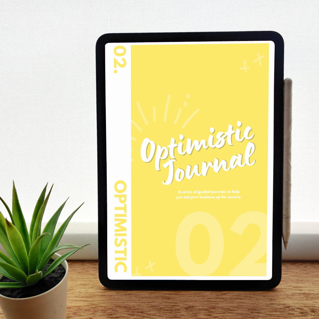 02 Optimistic Journal -  3-month Undated Daily, Weekly, and Monthly Planner for your Business