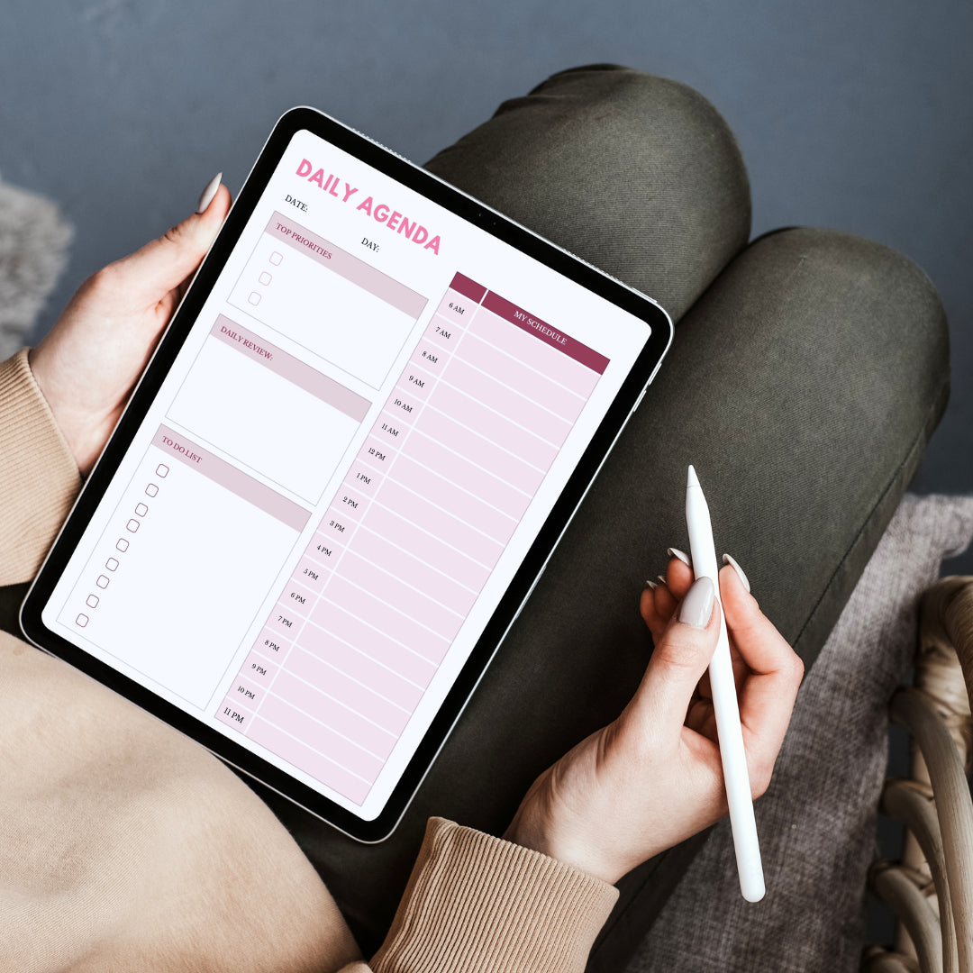 01 Bossing Journal -  3-Month Undated Daily, Weekly and Monthly Digital Planner for your Business, PDF format for Ipad and Kindle