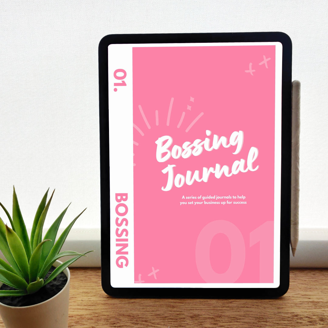 01 Bossing Journal -  3-Month Undated Daily, Weekly and Monthly Digital Planner for your Business, PDF format for Ipad and Kindle